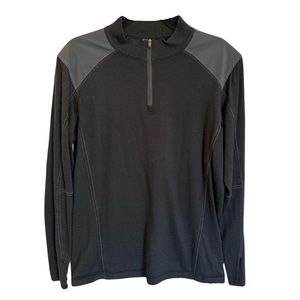 KUHL Quarter Zip Black Long Sleeve Pullover